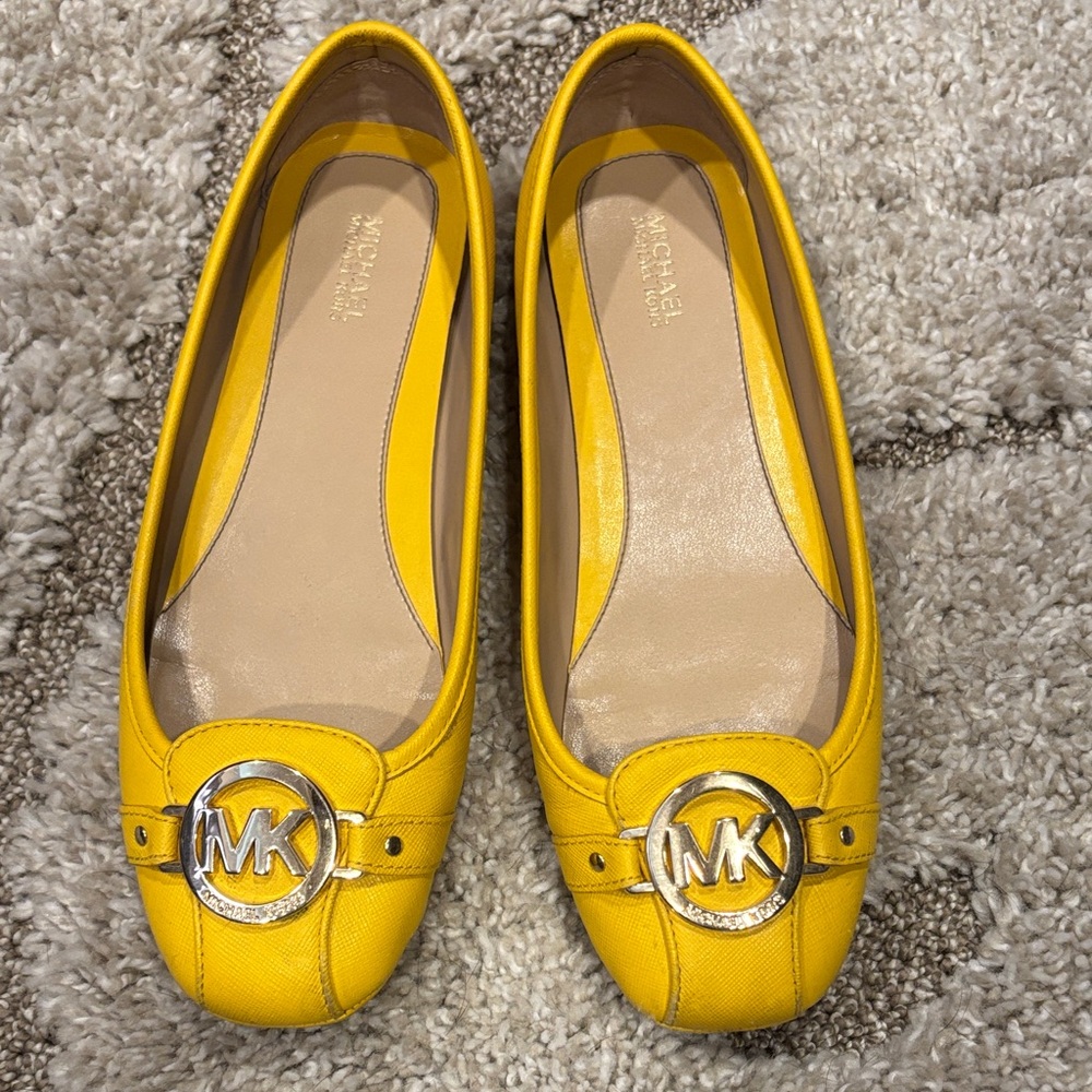 Michael Kors Bright Yellow Loafers